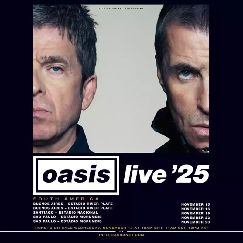Grandes shows internacionais de 2024: Oasis 